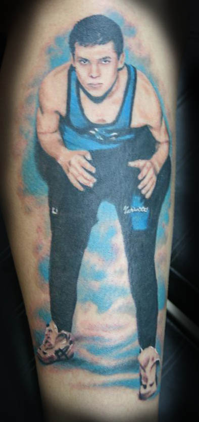 Tattoos - Wrestler Tattoo - 27086